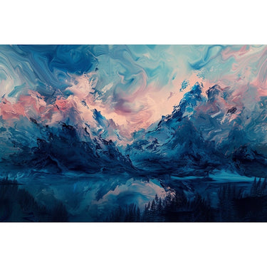 Abstract Scenery Canvas